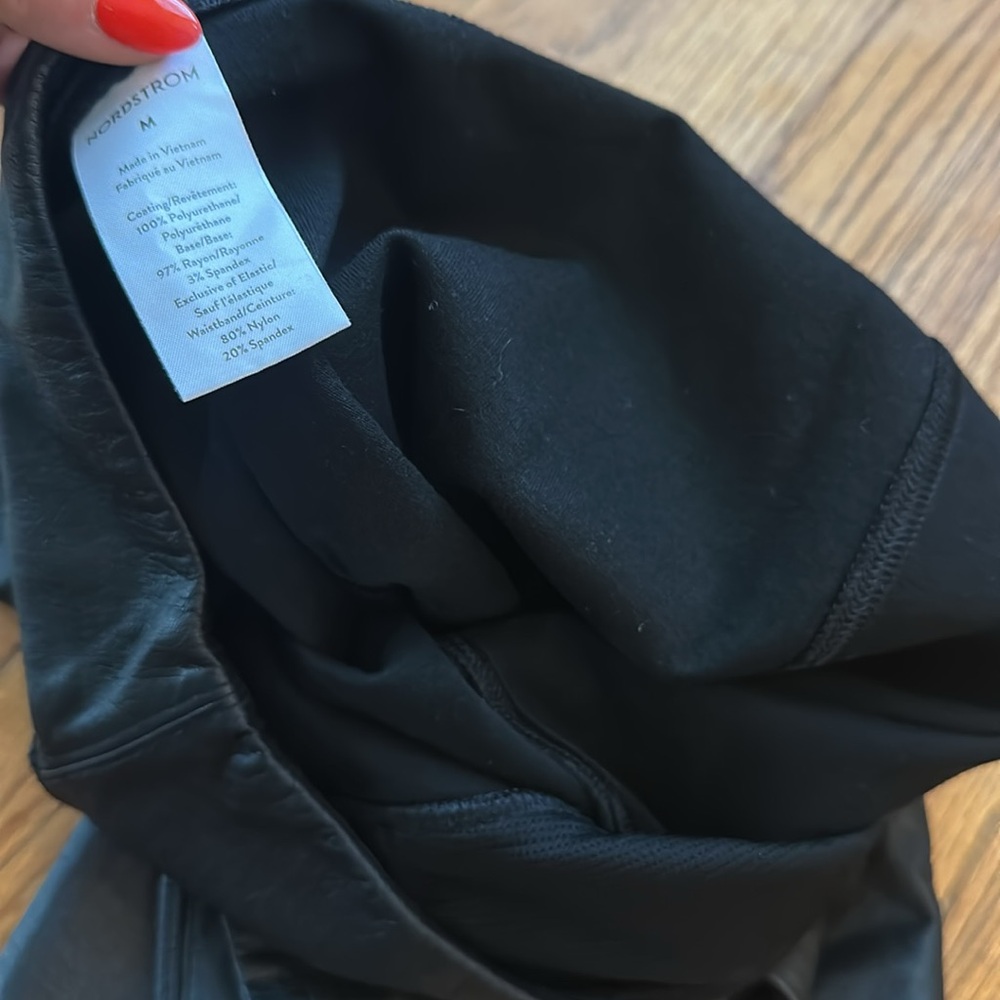 Nordstrom Faux leather leggings - Picture 7 of 7